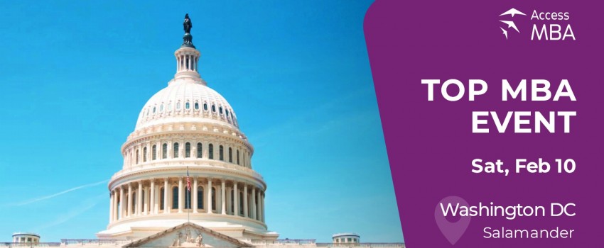 Access MBA in-person event on Saturday, February 10 in Washington, DC