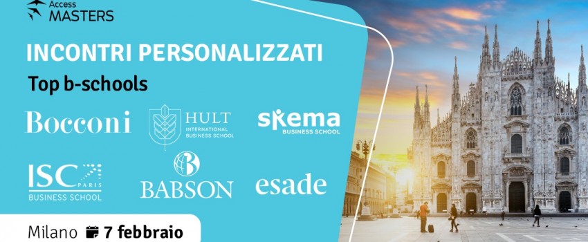 Evento MASTER Internazionale a Milano, il 7 febbraio 