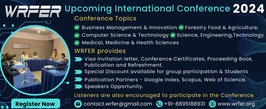  International Conference on Forestry Food and Sustainable Agriculture