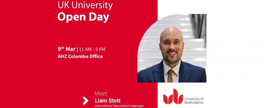 University of Bedfordshire Open Day | AHZ Colombo Office