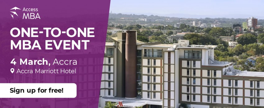 Meet your dream universities at the Access MBA Accra In-person Event