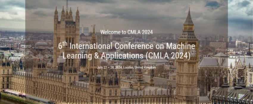 6th International Conference on Machine Learning & Applications (CMLA 2024)