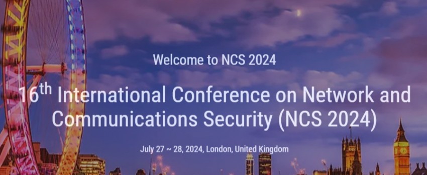 16th International Conference on Network and Communications Security (NCS 2024)