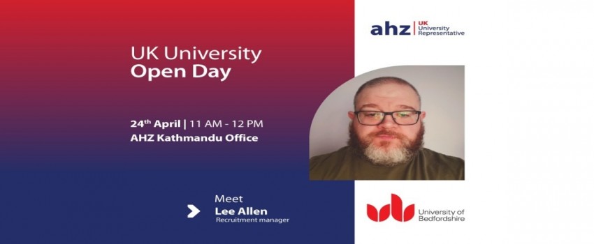 University of Bedfordshire Open Day | AHZ Kathmandu Office!