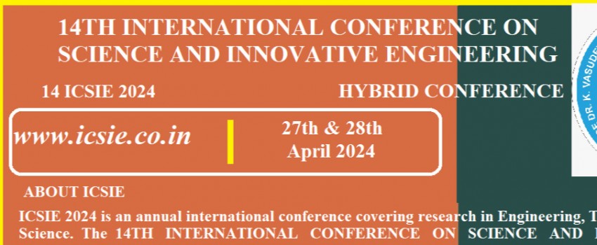 International conference on science Innovative Engineering and Technology 