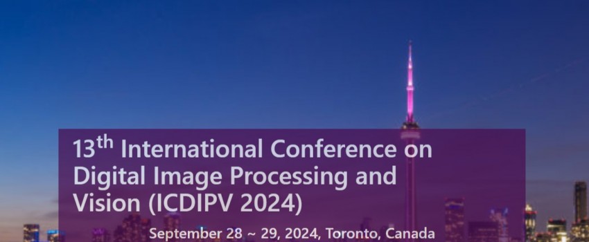 13th International Conference on Digital Image Processing and Vision (ICDIPV 2024)