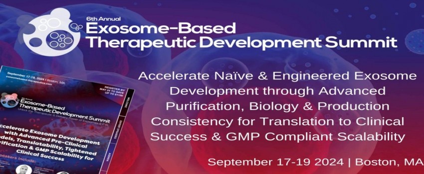 6th Exosome-Based Therapeutic Development Summit