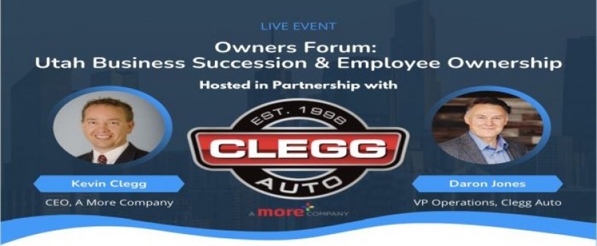 Owners Forum: Utah Business Succession and Employee Ownership