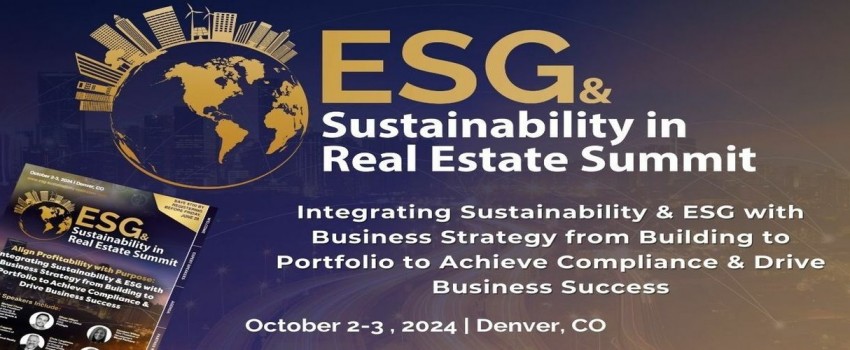 ESG and Sustainability in Real Estate Summit