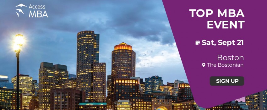 Access MBA in-person event on September 21st in Boston