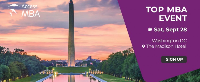 Access MBA in-person event on September 28th in Washington DC