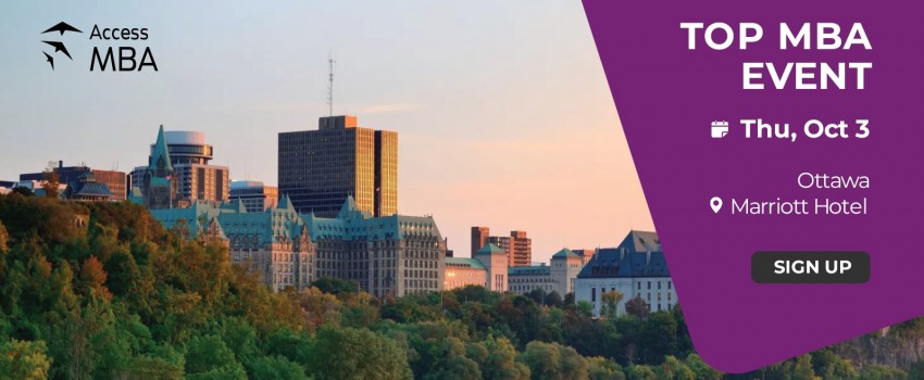 Access MBA in-person event on October 3rd in Ottawa