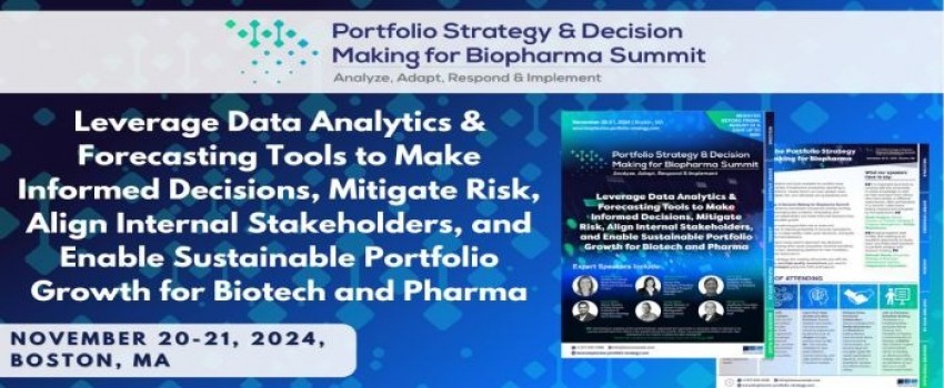 Portfolio Strategy and Decision Making for Biopharma Summit 2024