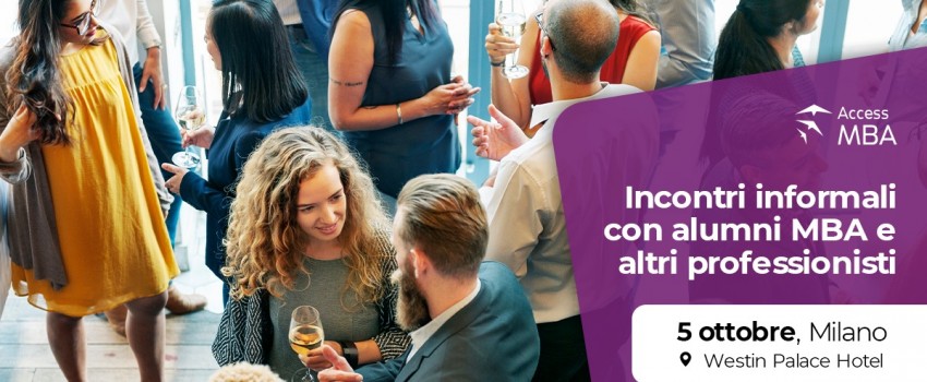Evento gratuito a Milano  per incontrare le migliori Business School globali