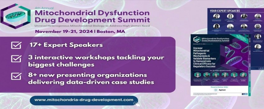 4th Mitochondrial Dysfunction Drug Development Summit