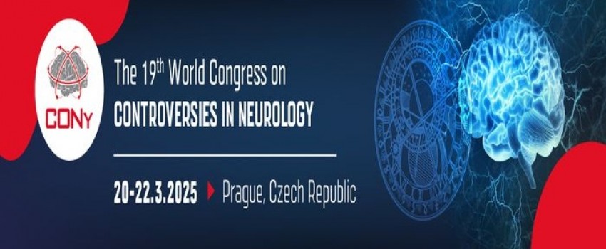 19th World Congress on Controversies in Neurology (CONy), March 20-22, 2025 in Prague Czech Republic