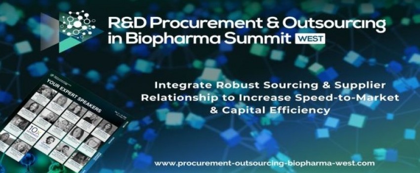 R and D Procurement and Outsourcing in Biopharma West Summit