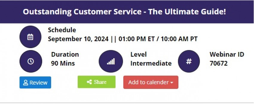 Outstanding Customer Service - The Ultimate Guide!