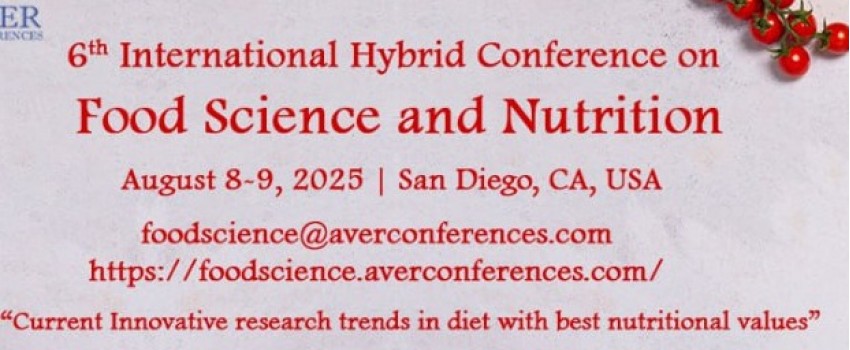 6th International Conference on Food Science and Nutrition