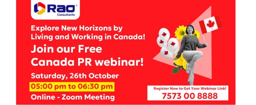 Canada PR Webinar - Rao Consultants