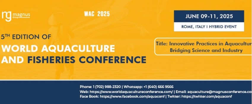 5th Edition of World Aquaculture and Fisheries Conference