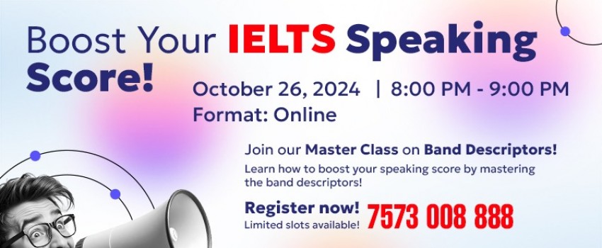 IELTS Speaking Masterclass - Rao Consultants