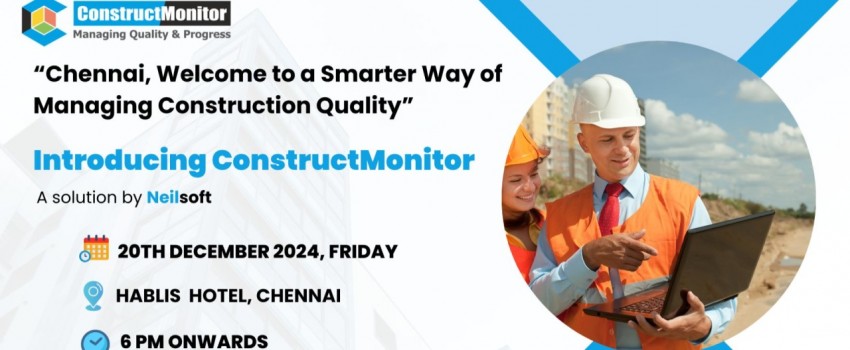 ConstructMonitor Chennai Launch: Transforming Construction Quality Inspection during the Construction Phase