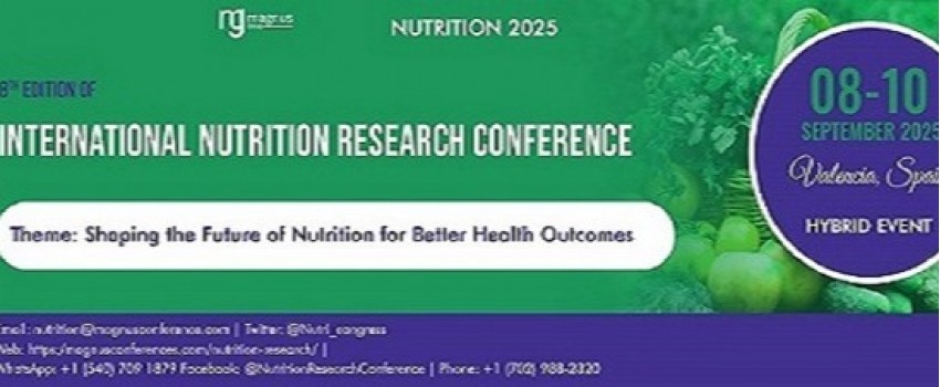 8th Edition of International Nutrition Research Conference