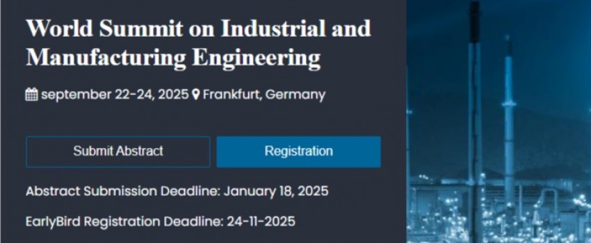World Summit on Industrial and Manufacturing Engineering