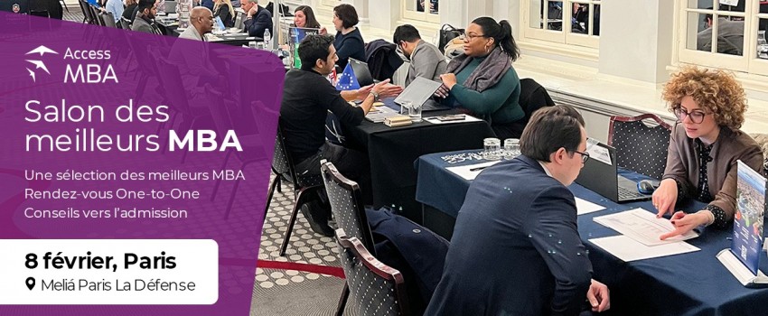 Salon des meilleurs MBA à Paris le 8 février
