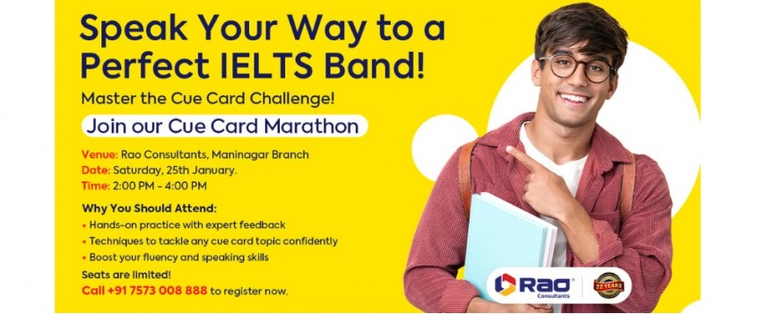 Cue Card IELTS Speaking Marathon - Rao Consultants