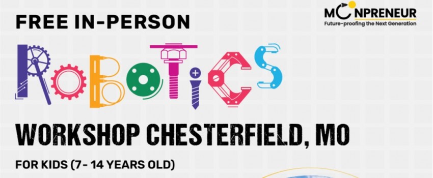 In-person Free Robotics Workshop in Chesterfield, MO by Moonpreneur