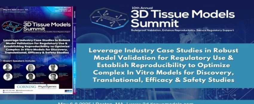 10th 3D Tissue Models Summit 2025