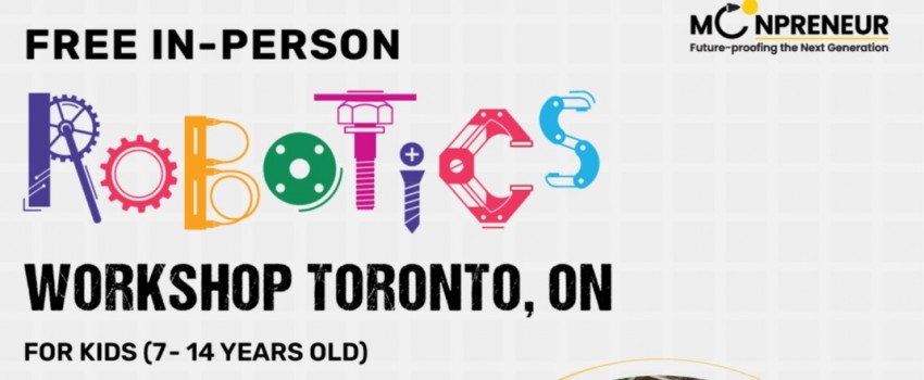 In-person Free Robotics Workshop in Toronto, ON by Moonpreneur