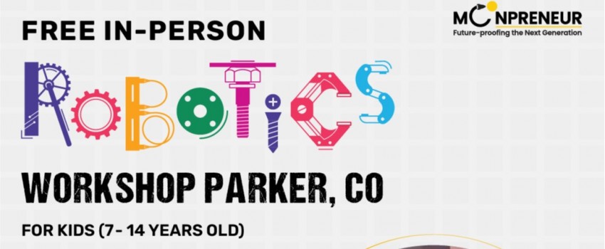 In-person Free Robotics Workshop in Parker, CO by Moonpreneur