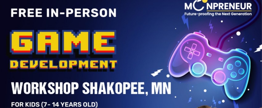 Free Game Development Workshop in Shakopee, MN by Moonpreneur