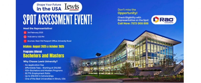 Lewis University Spot Assessment - Rao Consultants
