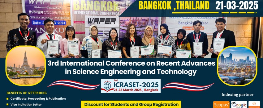  International Conference on Recent Advances in Science Engineering and Technology (ICRASET-2025) 