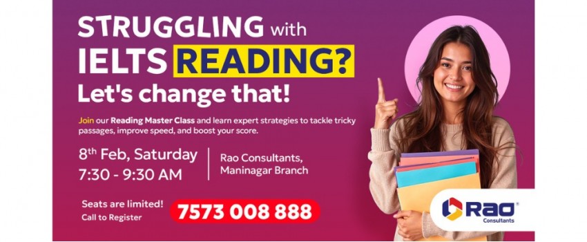 IELTS Reading Masterclass - Rao Consultants
