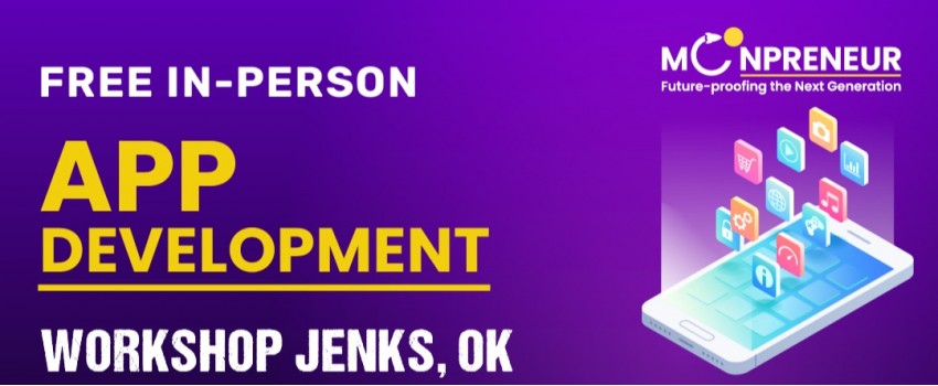 Free App Development Workshop in Jenks, OK by Moonpreneur