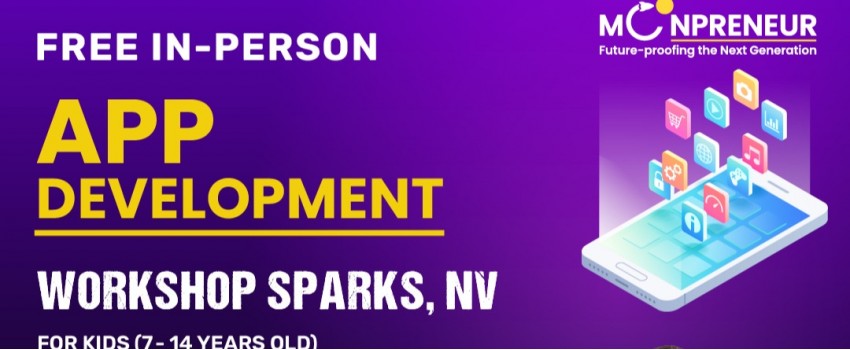 Free App Development Workshop in Sparks, NV by Moonpreneur