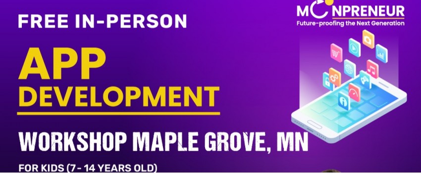 Free App Development Workshop in Maple Grove, MN  by Moonpreneur