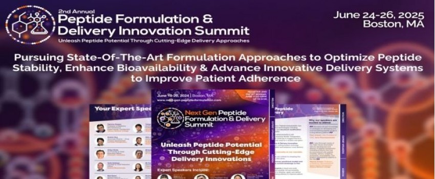 2nd Peptide Formulation and Delivery Innovation Summit