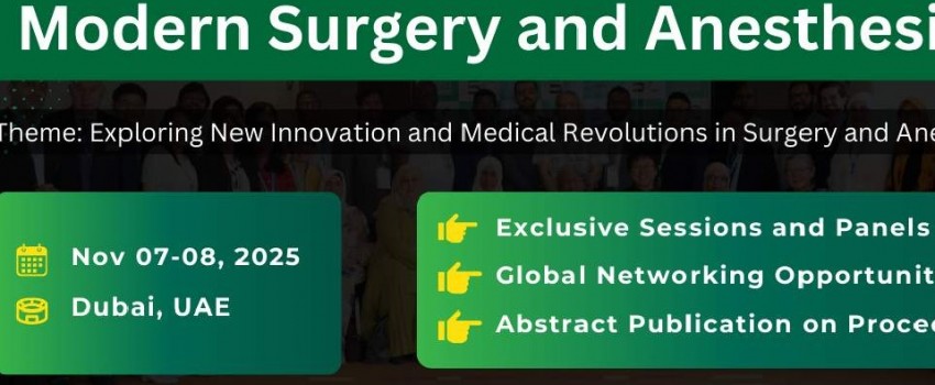 International Conference on Modern Surgery and Anesthesia