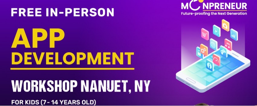 Free App Development Workshop in Nanuet, NY by Moonpreneur