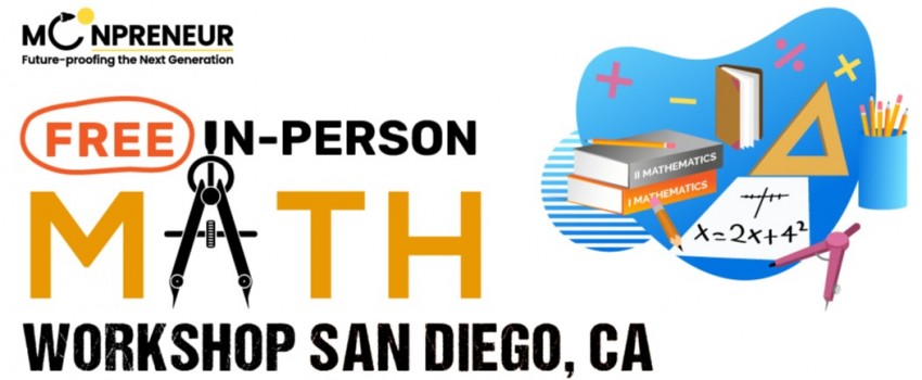 In-person Free Math Workshop For Kids at San Diego, CA (Grade 2nd-8th)
