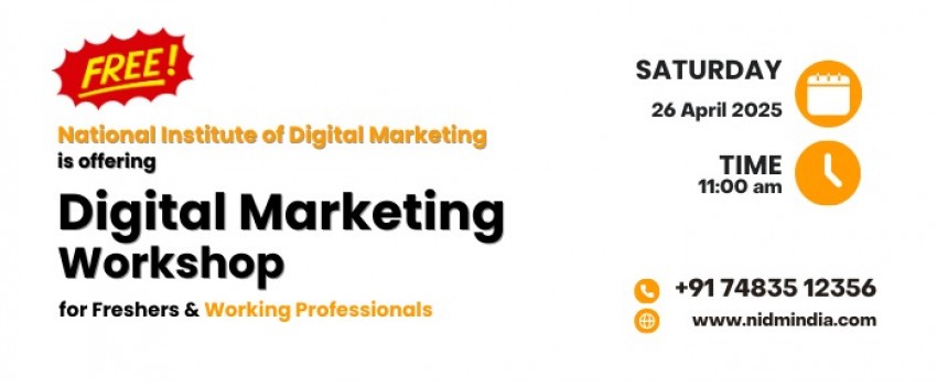 Free Digital Marketing Workshop For Freshers & Working Professionals