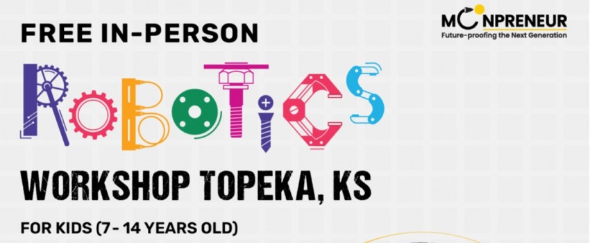 In-person Free Robotics Workshop in Topeka, KS by Moonpreneur