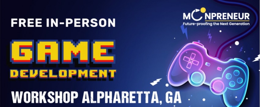 Free Game Development Workshop in Alpharetta, GA  by Moonpreneur