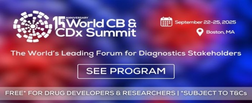 15th World Clinical Biomarkers and CDx Summit | September 22-25, 2025 | Boston, MA